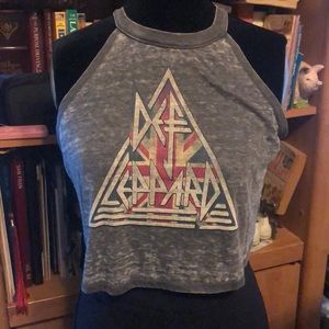 Def Leppard Sleeveless Tee Shirt